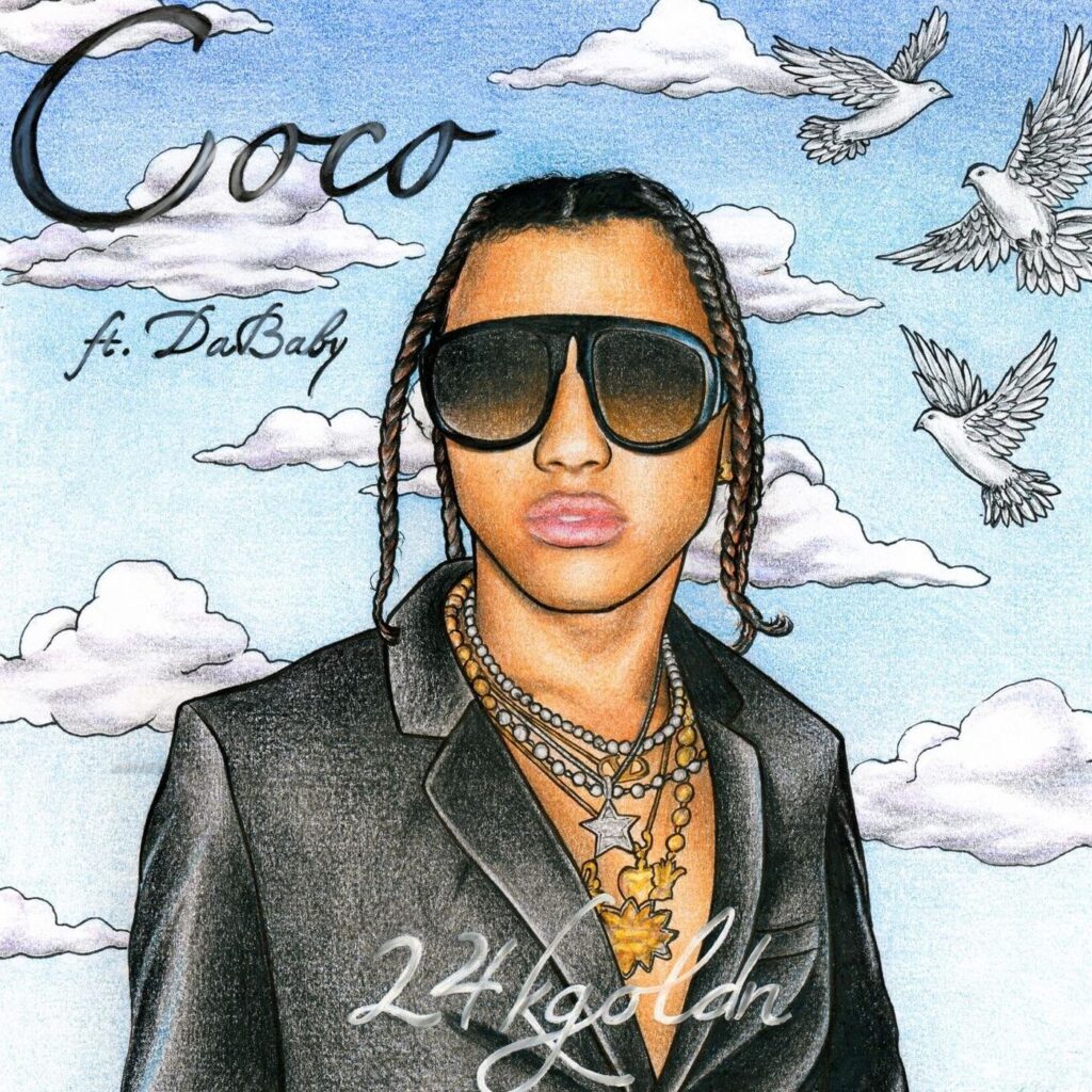 24kGoldn, "Coco" [📷: Records LLC / Columbia]